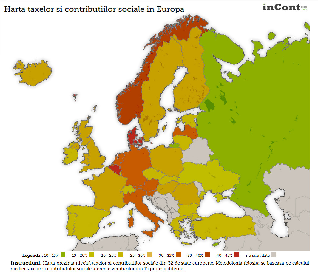 cat platesc europenii contributii de sanatate