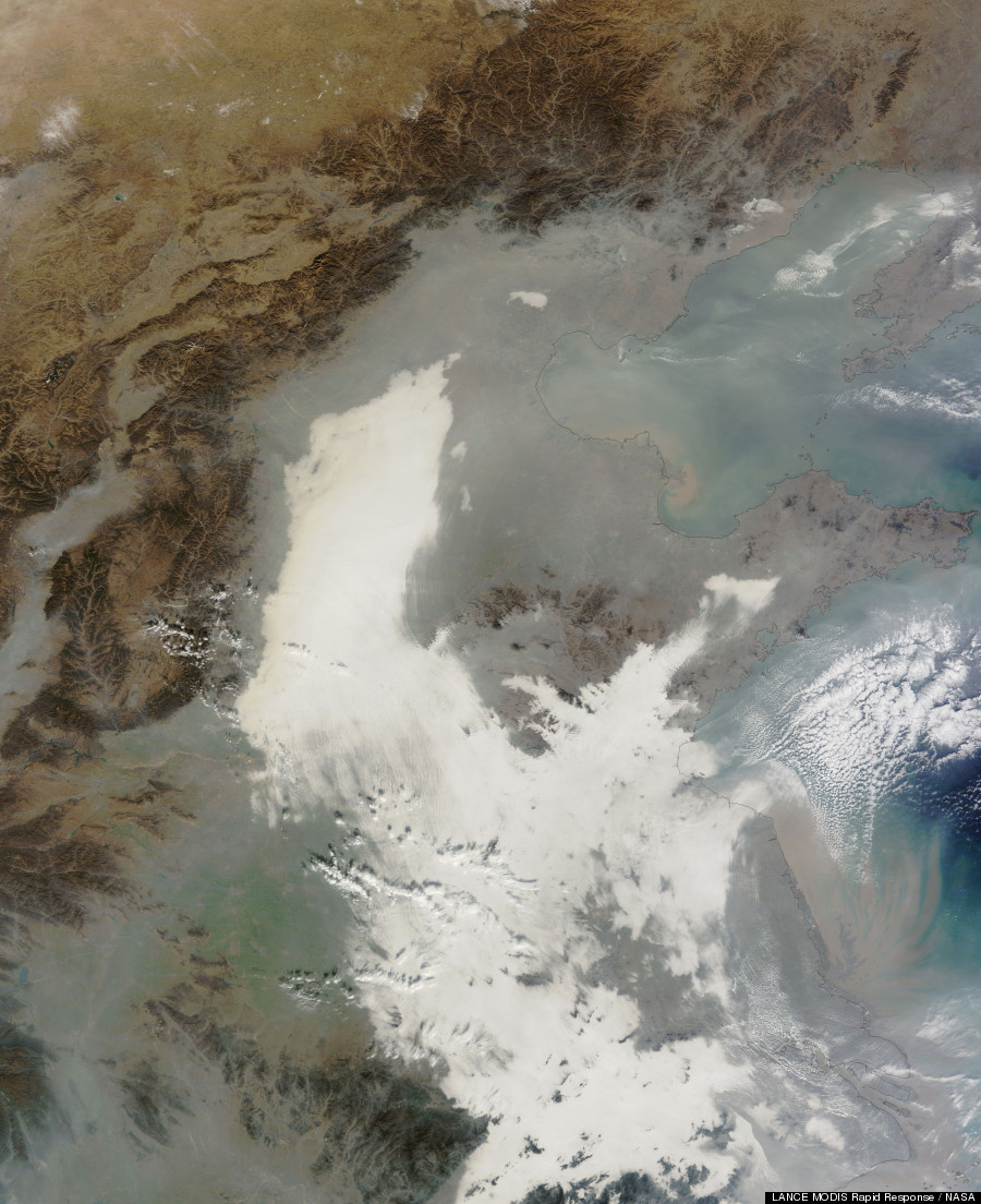 Poluarea din China se vede din spatiu. Ce masuri au luat autoritatile: FOTO