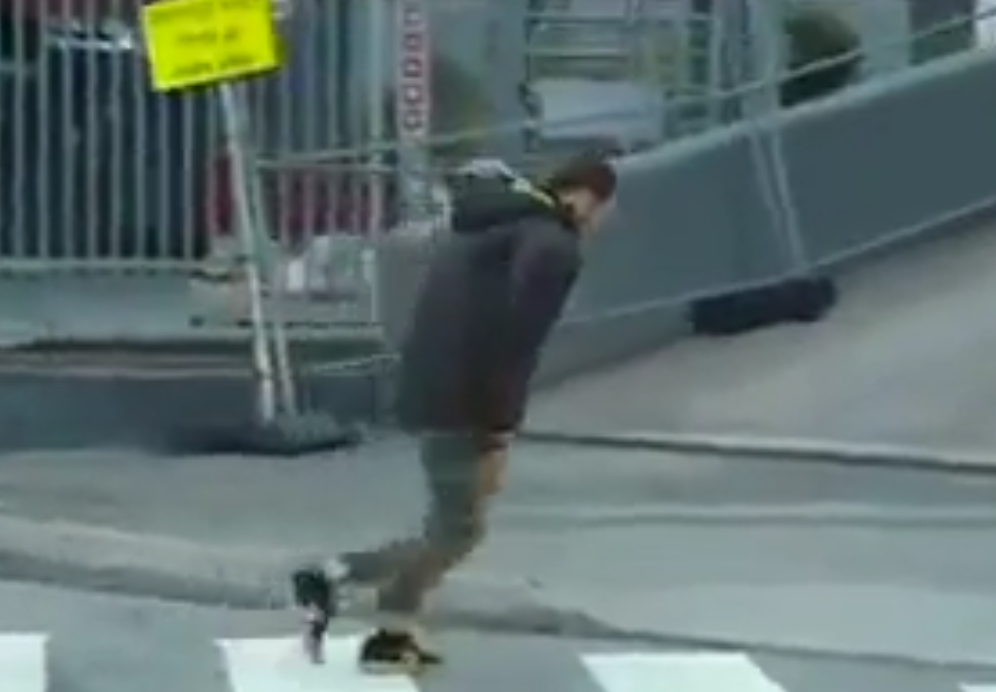 Furtuna Ivar a lansat o adevarata provocare trecatorilor aflati pe strazile Norvegiei