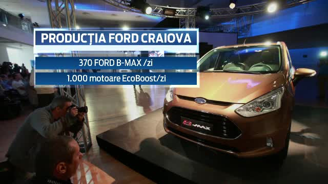 Angajatii uzinei Ford din Craiova au intrat a patra oara in somaj tehnic. Problemele modelului B-Max