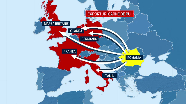 HARTA alimentelor pe care Romania le-a exportat in 2013. Premiera absoluta a ultimilor 23 de ani