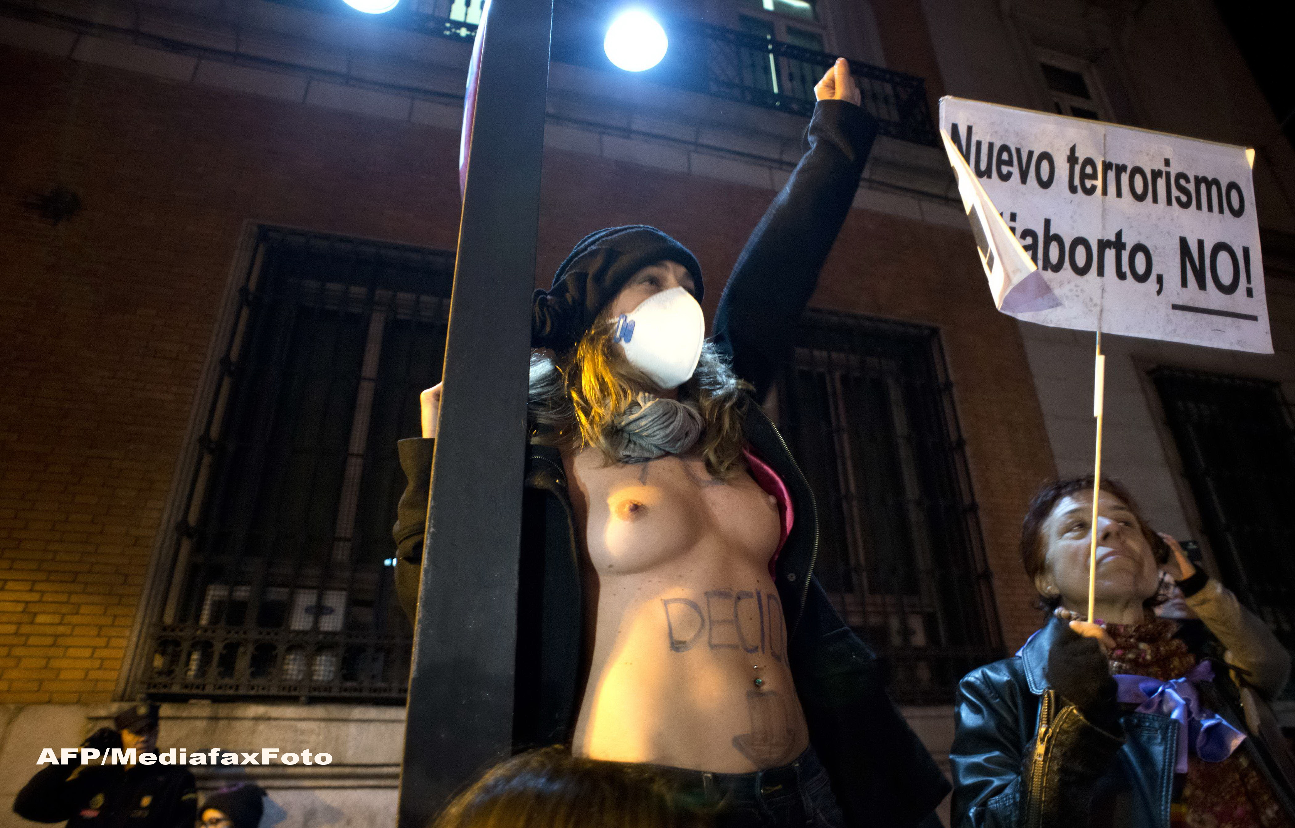 Proteste in Spania fata de legea avorturilor