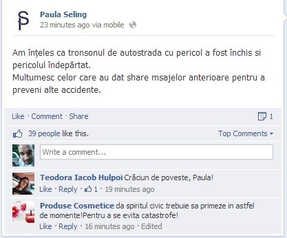 paula seling accident - 2