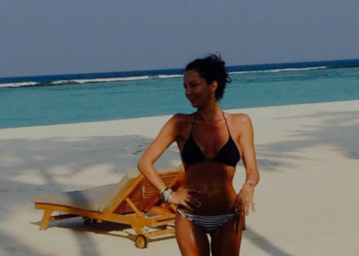 Mihaela Radulescu, topless la plaja. "Grija pentru sanatate e mereu castigatoare".