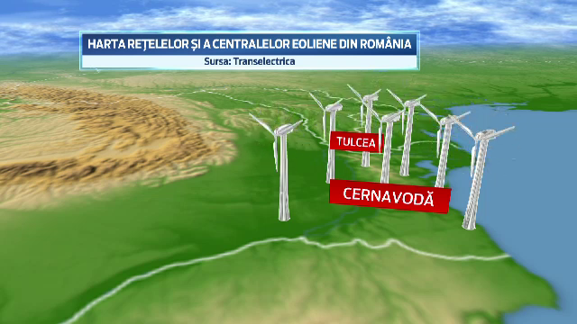 Turbinele eoliene din Constanta si Tulcea au intrecut in capacitate Centrala Nucleara din Cernavoda