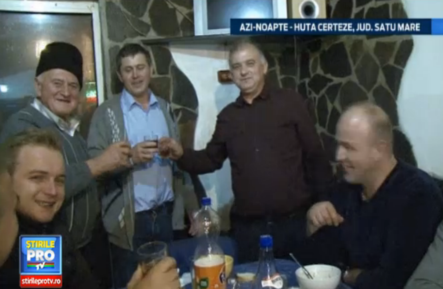 Distractia de Sfantul Ion a continuat si azi-noapte in Tara Oasului, judetul Satu Mare