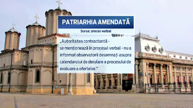 Ispita banului la Patriarhie. BOR, amendata pentru ca ar fi incalcat 3 porunci la o licitatie