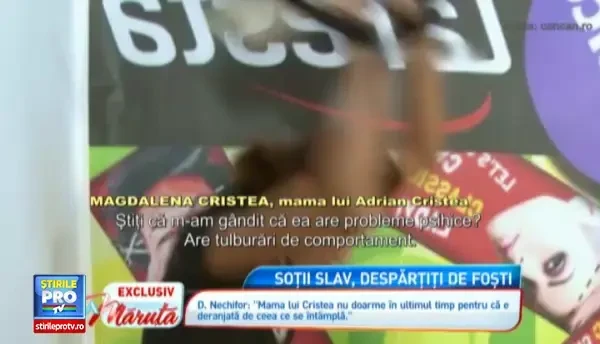 Mama lui Adrian Cristea: "Cred eu ca Bianca are probleme psihice. Are tulburari de comportament"