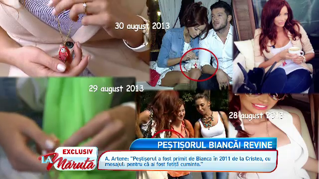 Bianca si povestea pestisorului auriu. Accesoriul care i-a ridicat semne de intrebare lui Victor