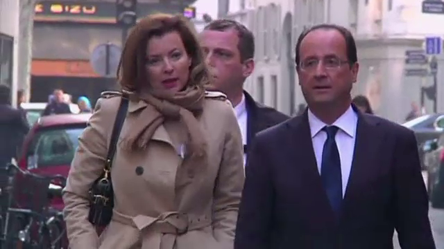 "Domnule presedinte, va intreb direct: Doamna Trierweiler mai este prima doamna a Frantei?" Raspunsul lui Hollande