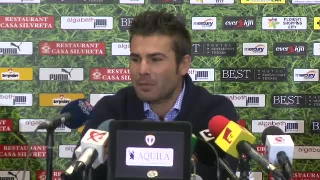 Adrian Mutu, prezentat la Petrolul in stil Barcelona si Real Madrid. Planurile "Briliantului" pentru anul 2014