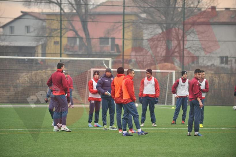 FOTO Jucatorii CFR-ului, la primul antrenament sub comanda lui Miriuta. Iata lotul prezent