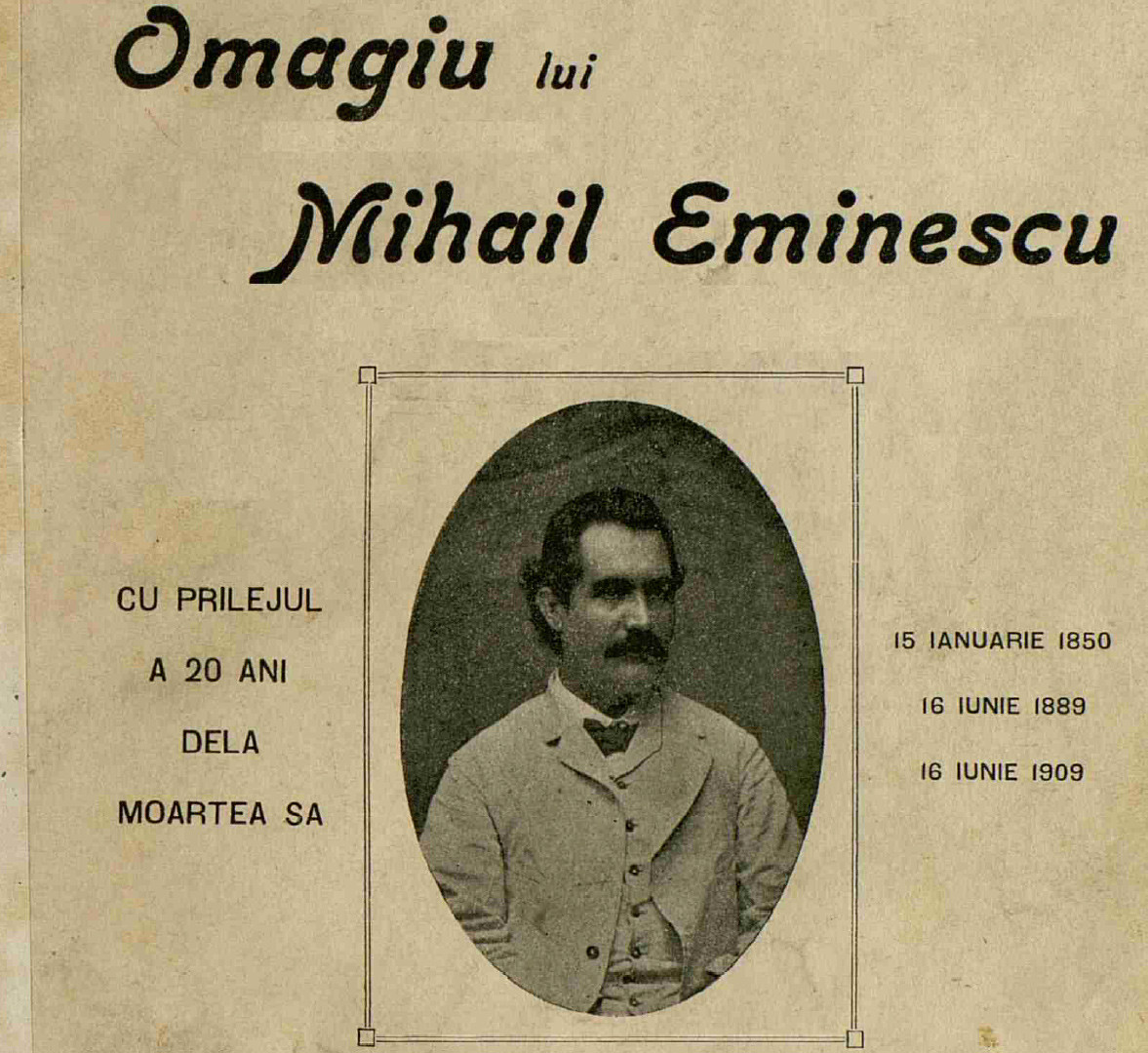 eminescu coperta 1909