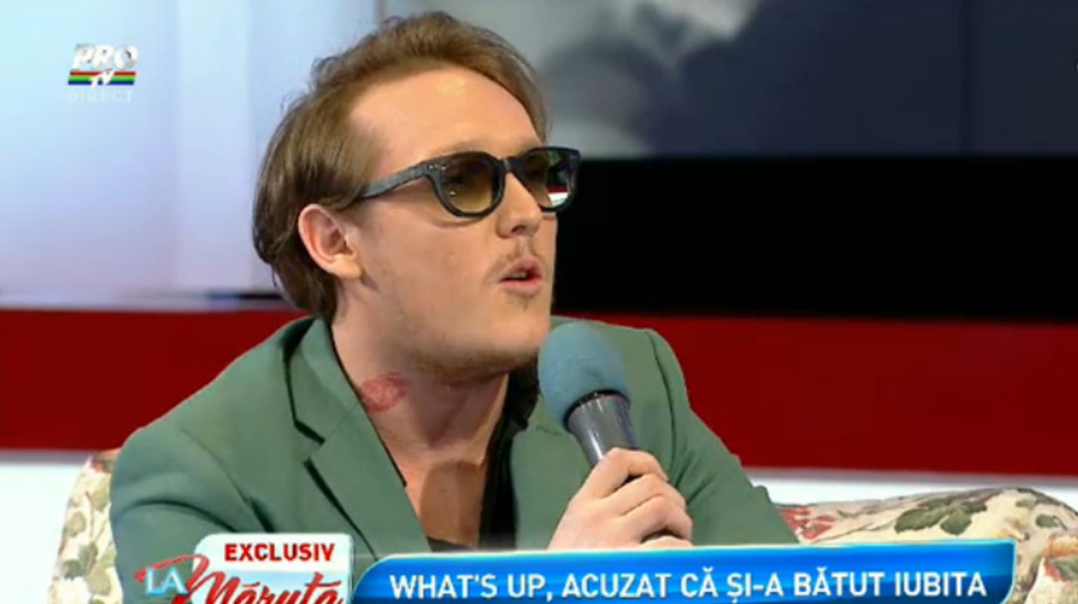 What's Up, acuzat ca si-a batut iubita. Ce declara artistul in emisiunea "La Maruta"