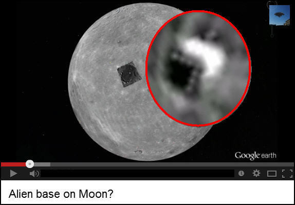 O forma misterioasa de pe Luna a fost descoperita cu ajutorul Google Moon: "Sa fie oare o nava spatiala gigantica?". VIDEO