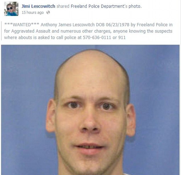 Un american a fost arestat dupa ce a dat share pe Facebook anuntului prin care era cautat. FOTO