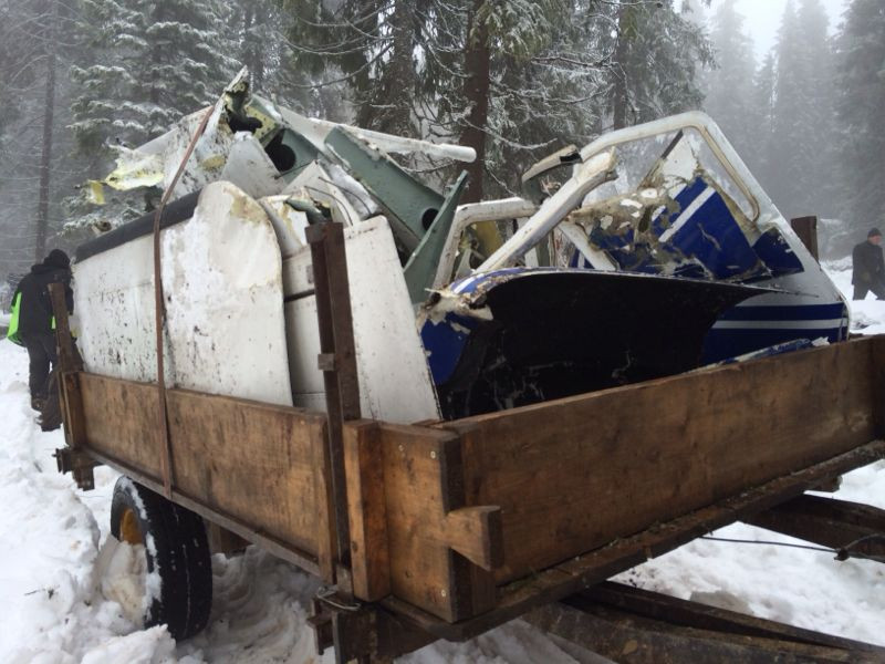 Epava avionul prabusit in Apuseni