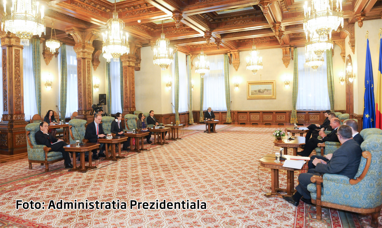 basescu intalnire delegatia FMI