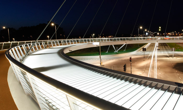 bird's-eye view Hovenring Eindhoven