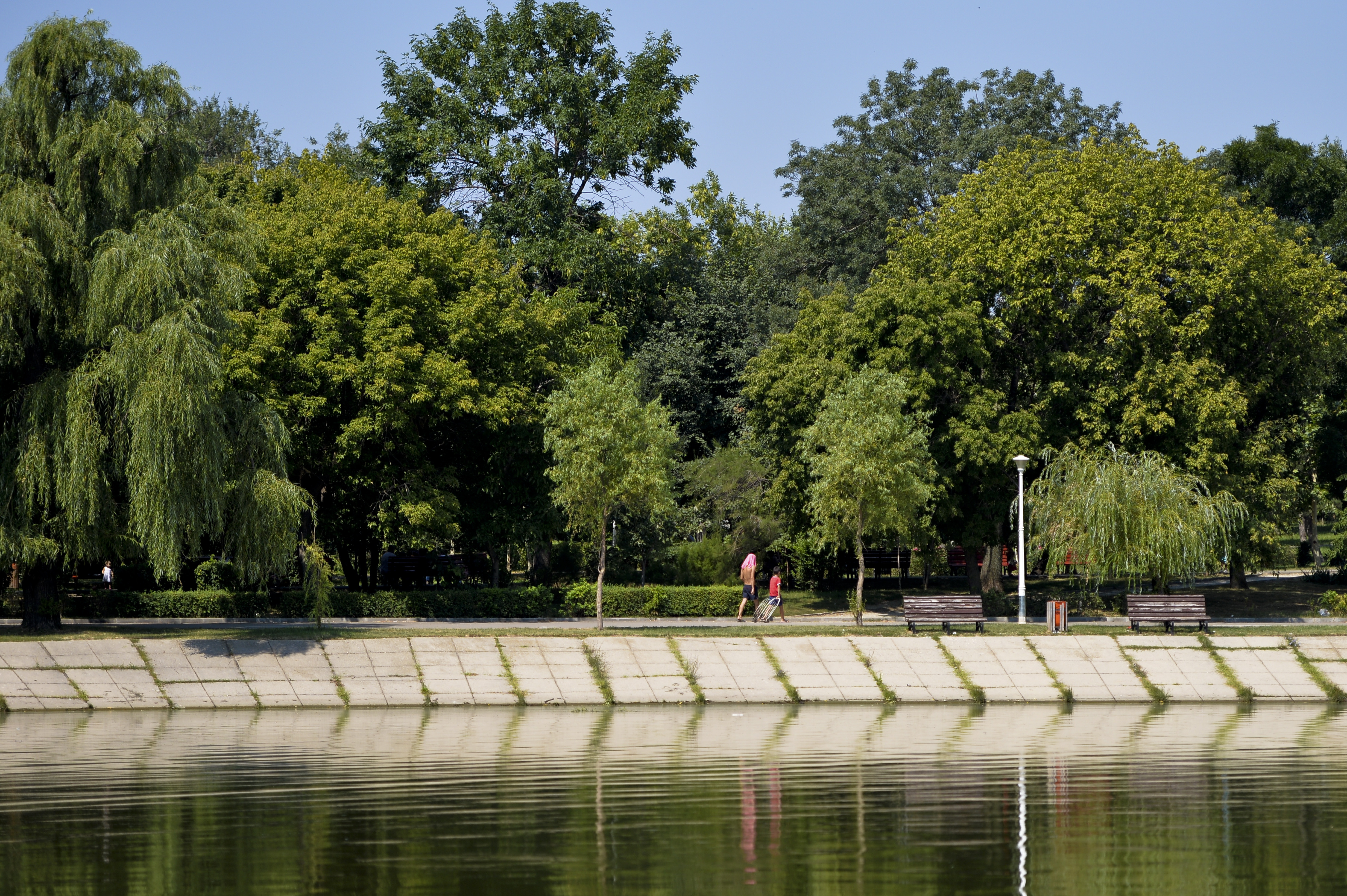 O femeie s-a aruncat de pe Podul Colentina, fiind scoasa din apa inghetata de un politist