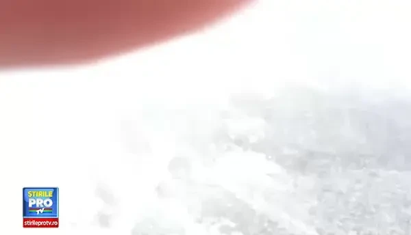 Infern inghetat pe Autostrada Soarelui