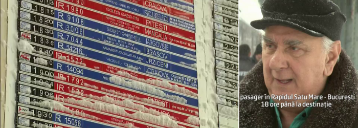 "Glumiti?" Reactia acestui pasager CFR cand a aflat ca Ramona Manescu il trateaza cu "ceai cald" in trenuri inghetate pe drum