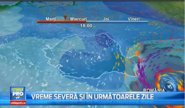 Un nou ciclon periculos se va abate in curand peste Romania