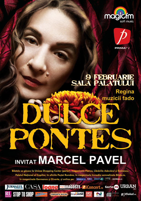 Dulce Pontes, una dintre marile artiste ale muzicii fado, concerteaza in Bucuresti pe 9 februarie 2014