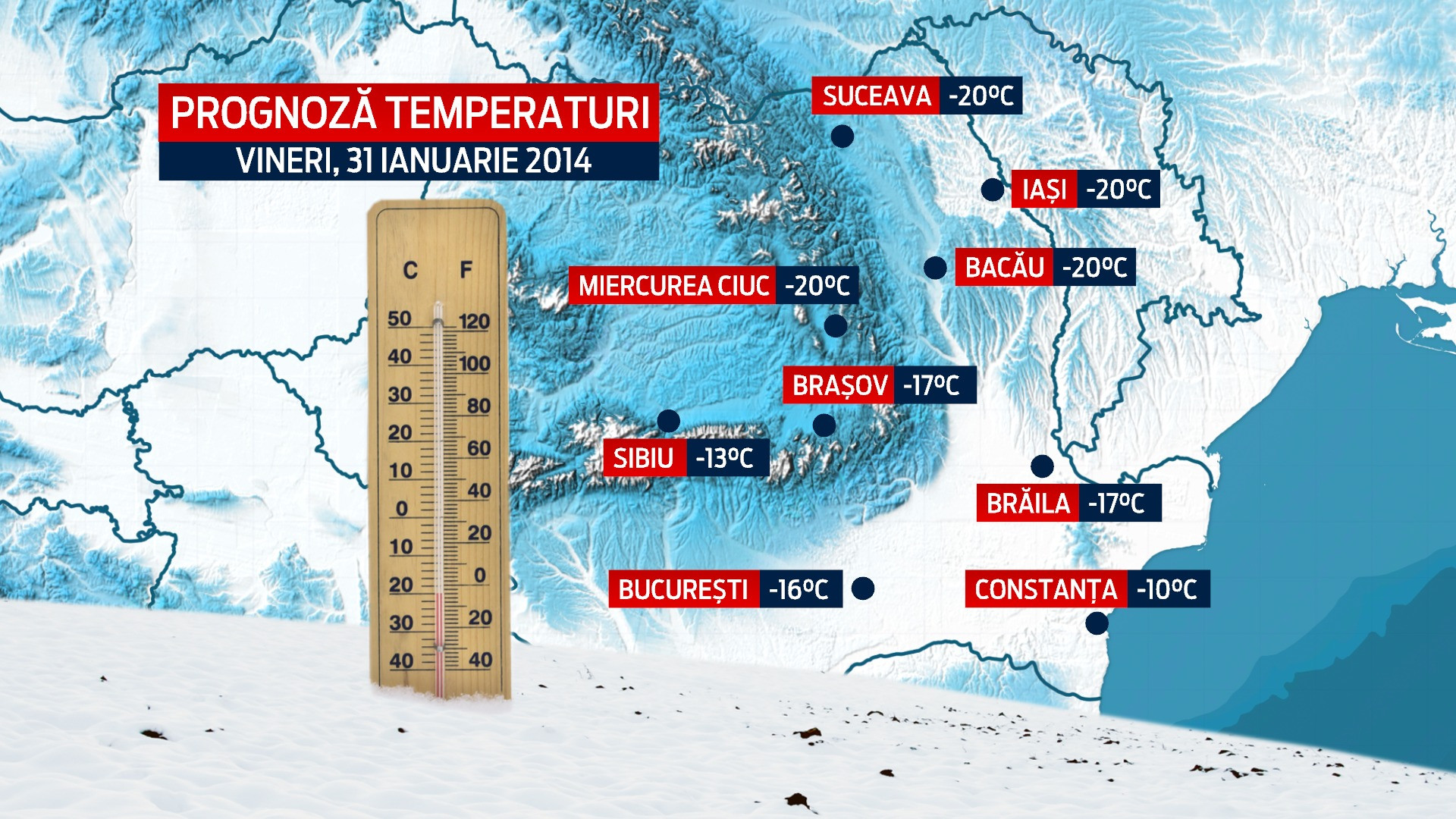 temperaturi Romania