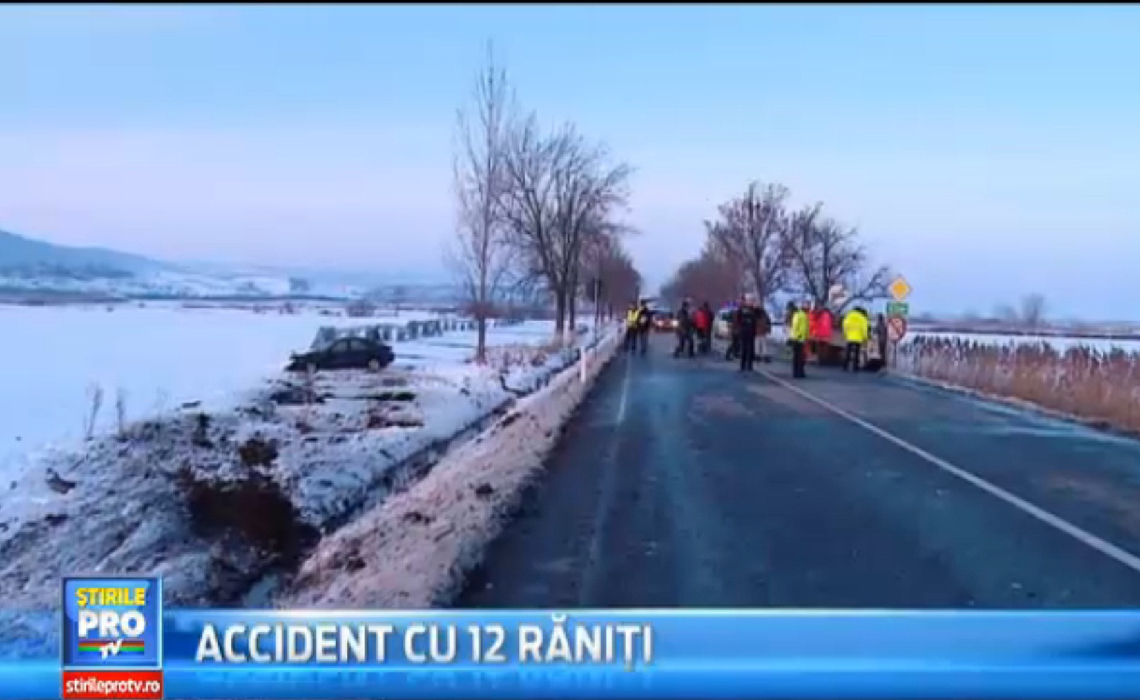 12 persoane au fost ranite intr-un accident grav, petrecut pe un drum national din judetul Mures