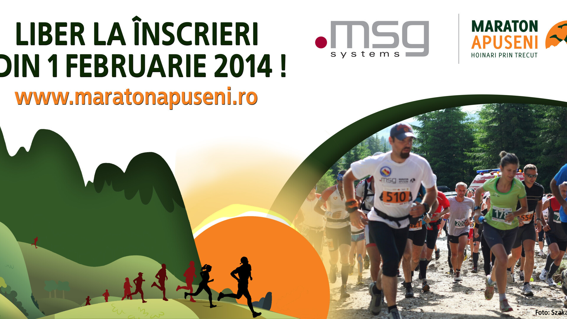 Liber la inscrieri pentru cea de-a IV-a editie a Maratonului Apuseni msg systems