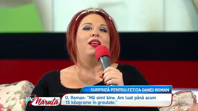 Surpriza pentru Oana Roman, La Maruta. Cine a declarat ca are emotii pentru nasterea Oanei.