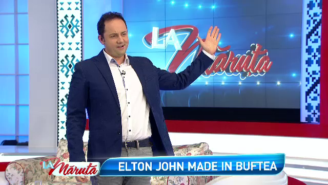 "Elton John de Buftea", prezent La Maruta. Cine a incins atmosfera pe platoul emisiunii