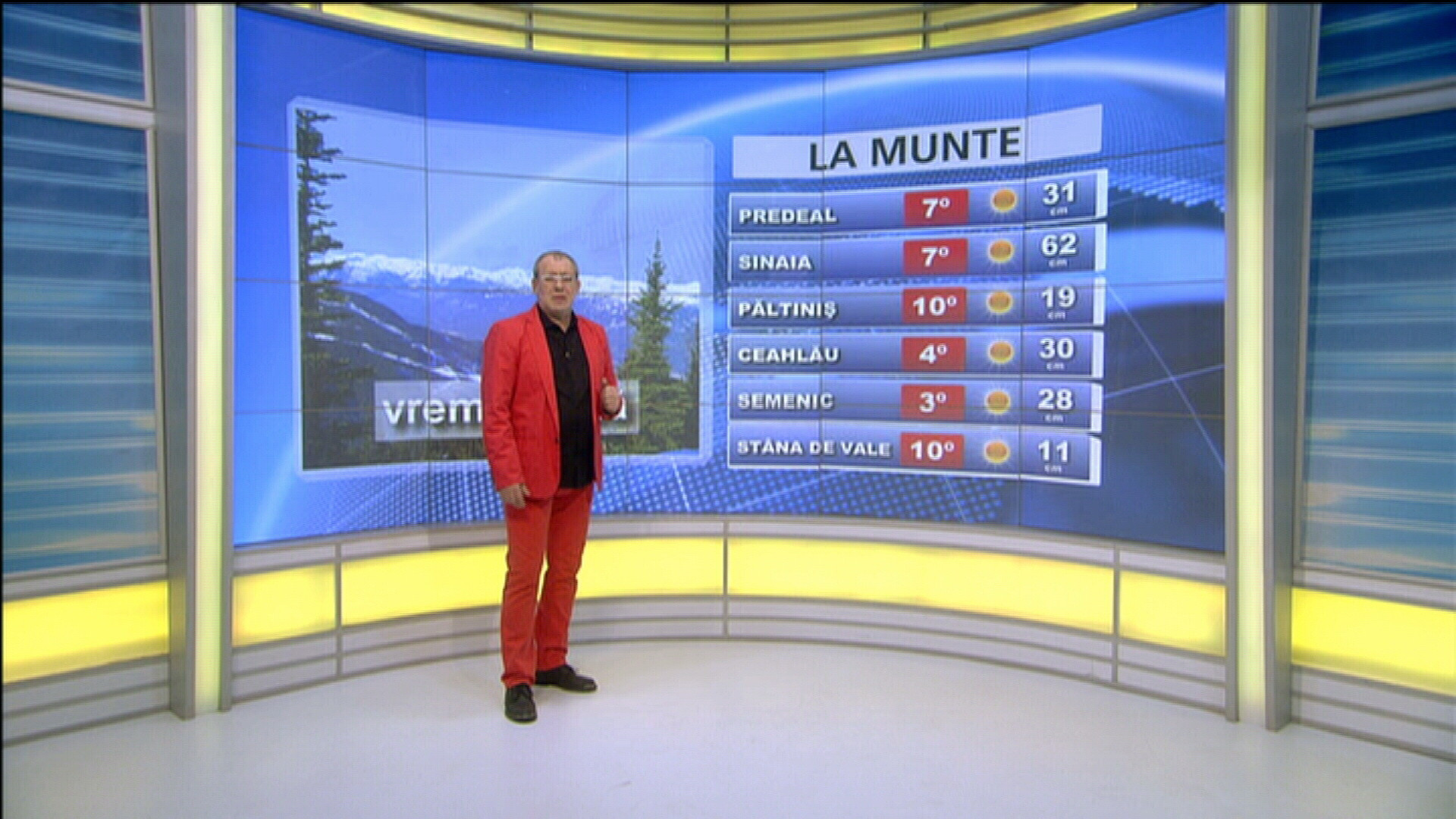 Vremea in ziua de 4 februarie 2014, prezentata de Florin Busuioc. Prognoza meteo pana vineri
