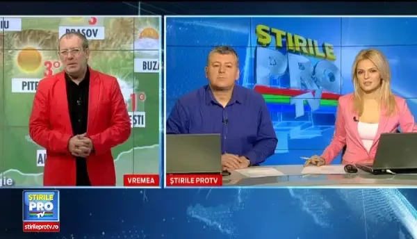 Vremea in ziua de 4 februaruarie 2014, prezentata de Florin Busuioc. Prognoza meteo pana vineri