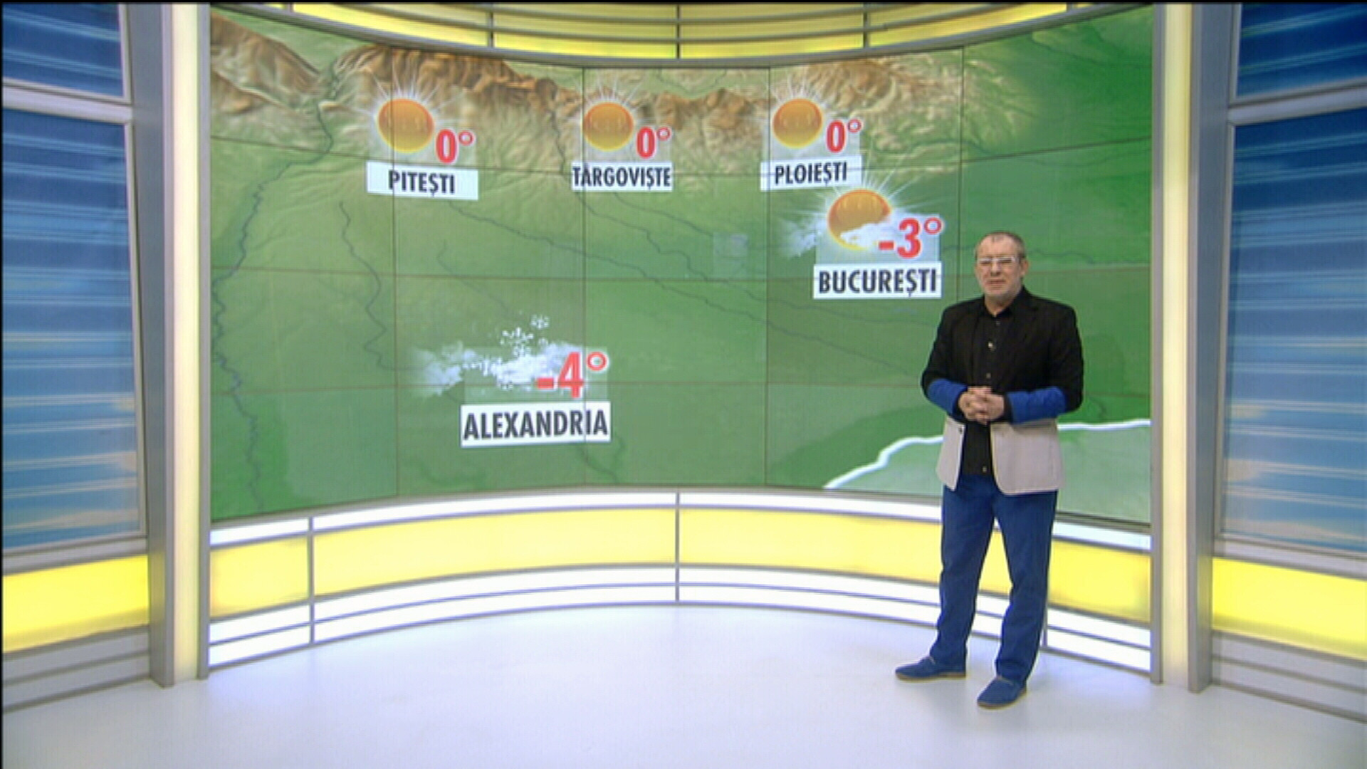 Vremea in ziua de 5 februarie 2014, prezentata de Florin Busuioc. Prognoza meteo pana sambata