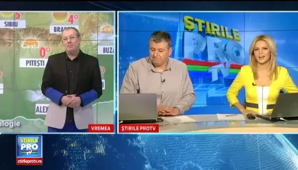 Vremea in ziua de 5 februarie 2014, prezentata de Florin Busuioc. Prognoza meteo pana sambata