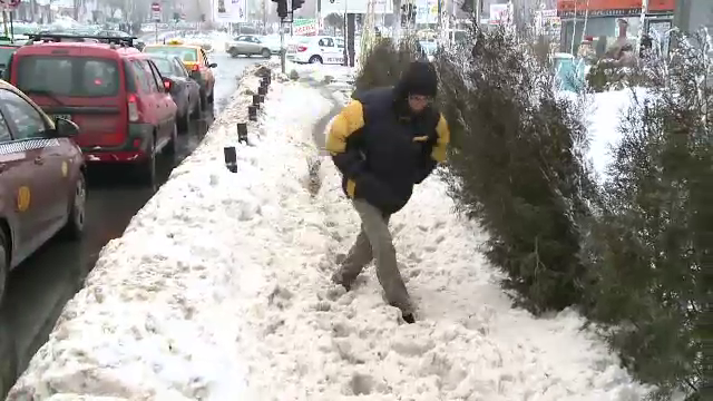 Calea Calarasi, dupa ninsoare