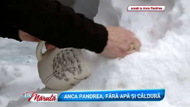 "Sper sa ma ia in brate, la el". Anca Pandrea traieste in frig si fara apa, la 1 an si 3 luni de la moartea lui Iurie Darie