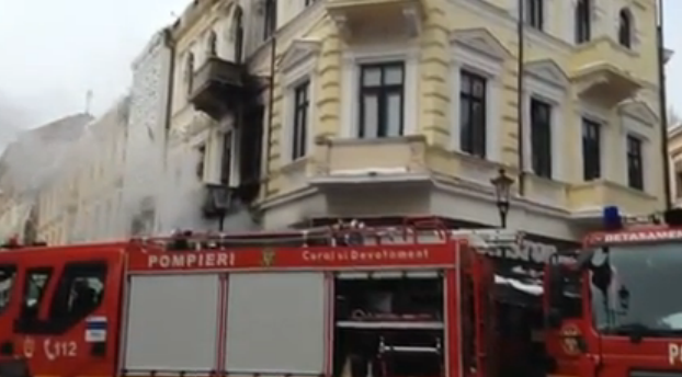 Shaormeria Dristor Kebap din Centrul Vechi al Capitalei a fost cuprinsa de un incediu