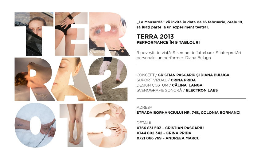 Experiment teatral, TERRA 2013 - 9 povesti de viata in 9 tablouri la Cluj-Napoca