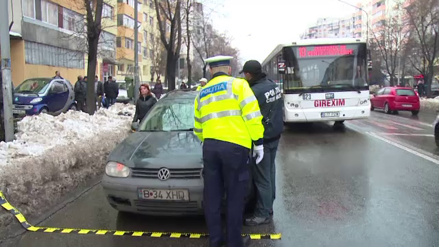 Politist lovit pe trecerea de pietoni. Omul legii se afla in misiune cand s-a produs accidentul