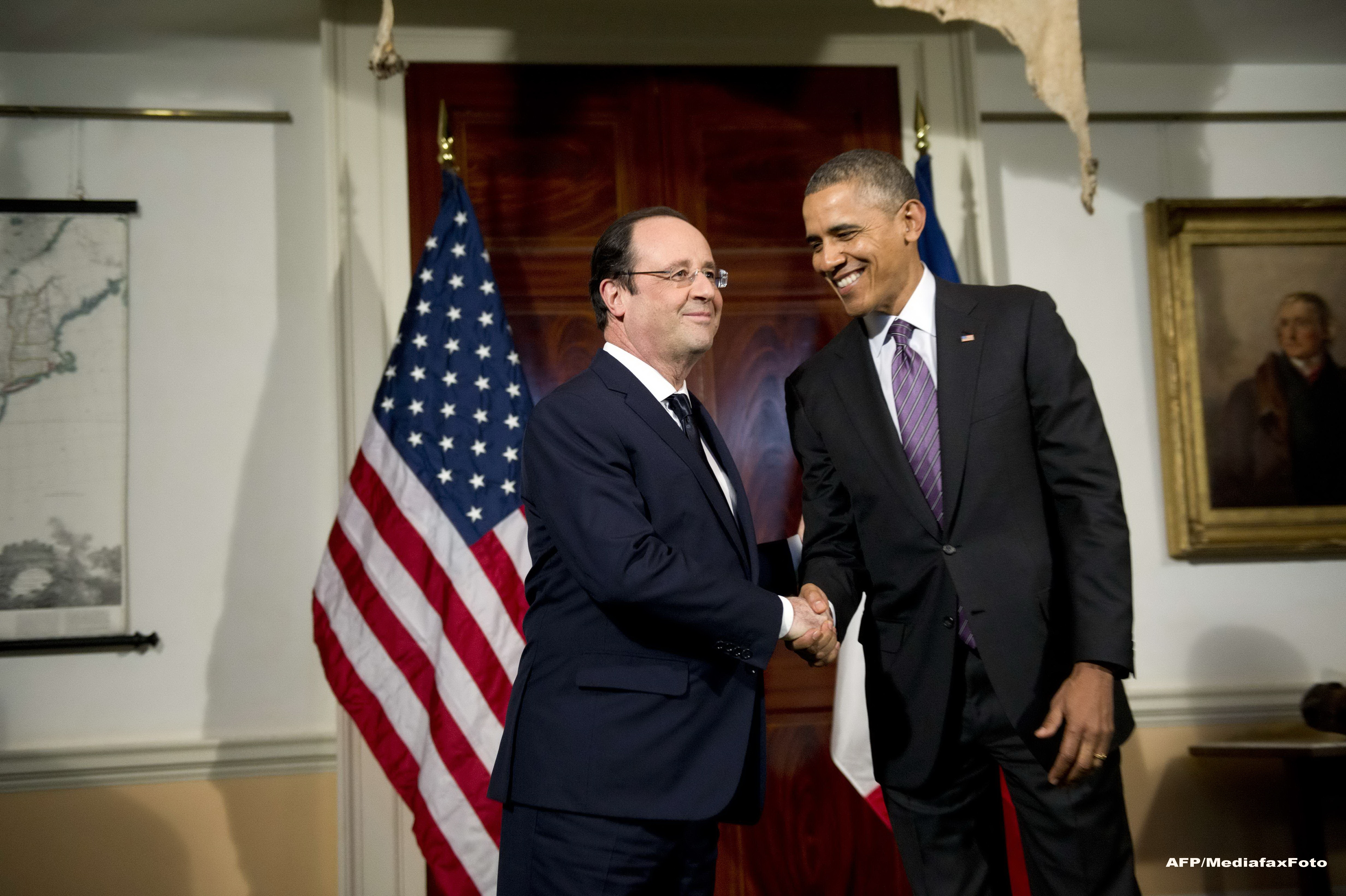 Fran&ccedil;ois Hollande si Barack Obama