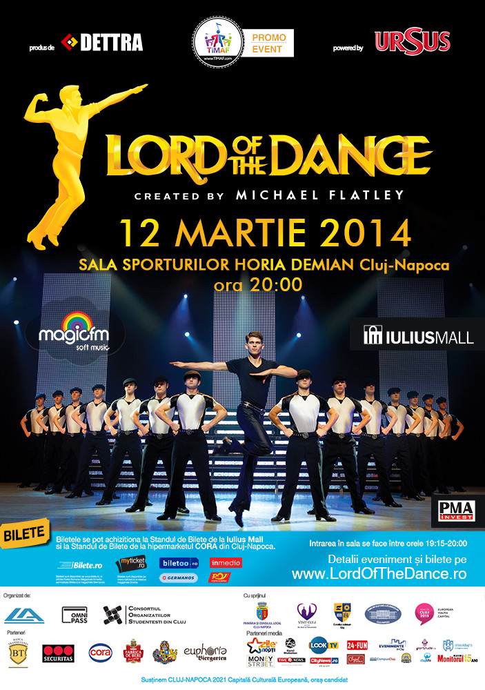 Turneul Lord of The Dance, mai aproape de Cluj. Michael Flatley trimite un mesaj publicului clujean