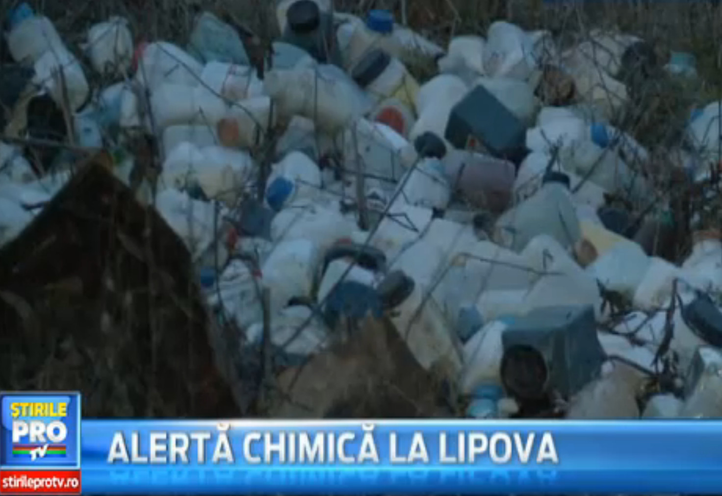 Au fost identificate substantele chimice abandonate langa Lipova. Afla ce pista au anchetatorii