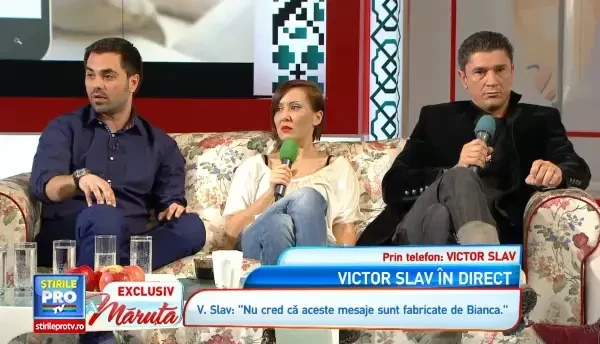 Reactia lui Victor Slav dupa publicarea mesajelor dintre el si Anda Adam. Ce a declarat La Maruta