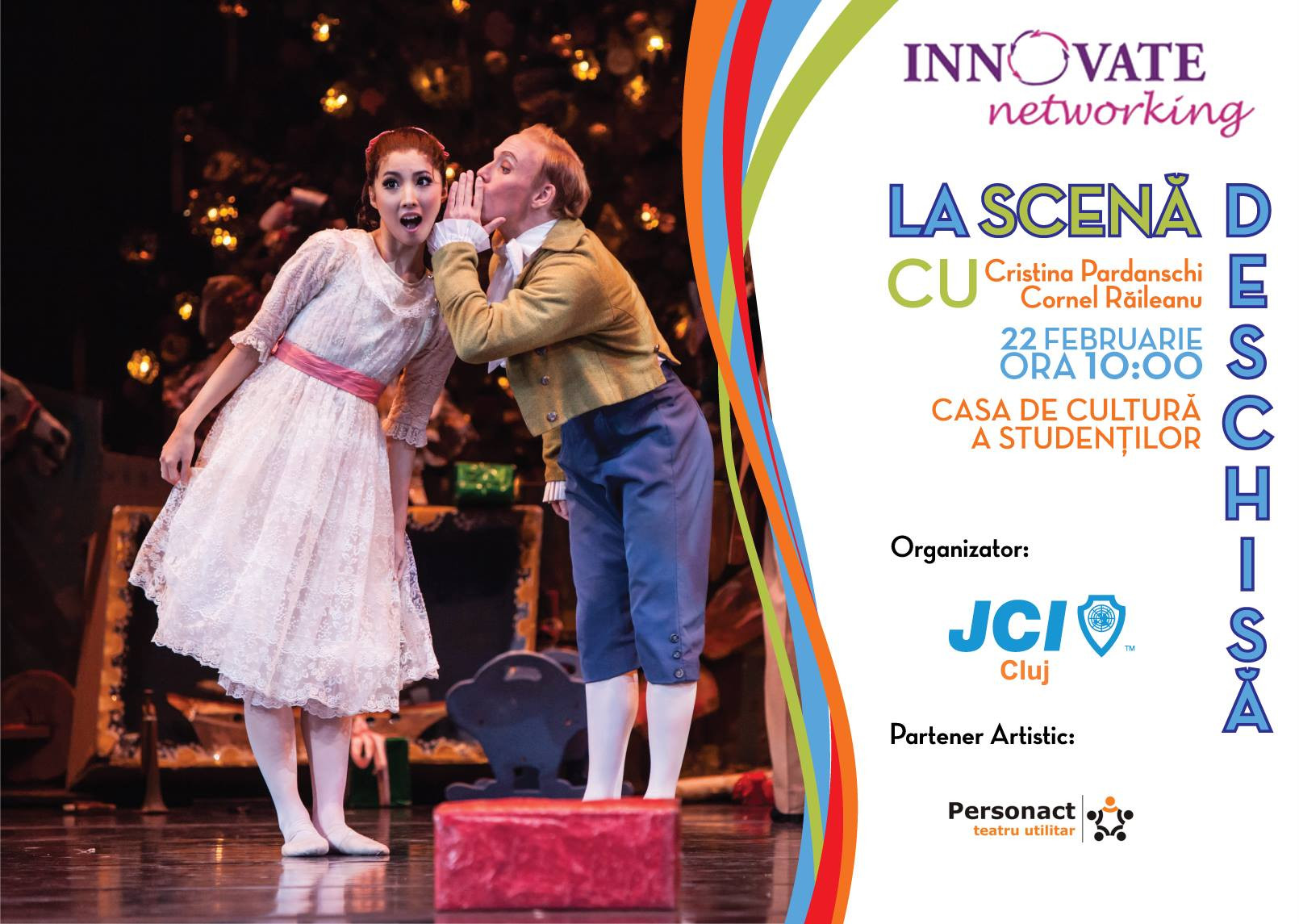 Networking la Scena Deschisa in Cluj. Laborator de modelare a personalitatii prin metode teatrale