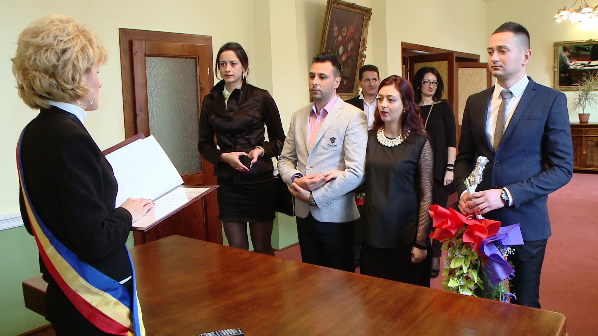 14 cupluri au hotarat sa-si uneasca destinele de Ziua Indragostitilor, la Timisoara. VIDEO