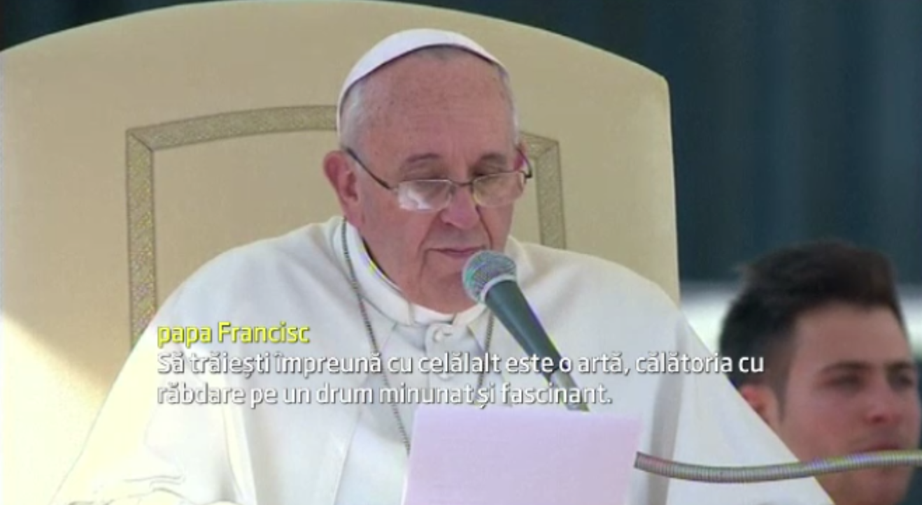 Papa Francisc le-a spus celor prezenti in Piata San Pietro, de Sfantul Valentin, care este modelul perfect de relatie