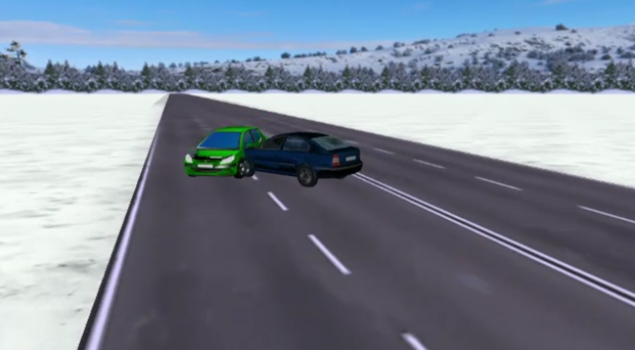 Animatie grafica StirileProTV: filmul accidentului de pe DN1, in care un om a murit iar alti sapte au fost raniti